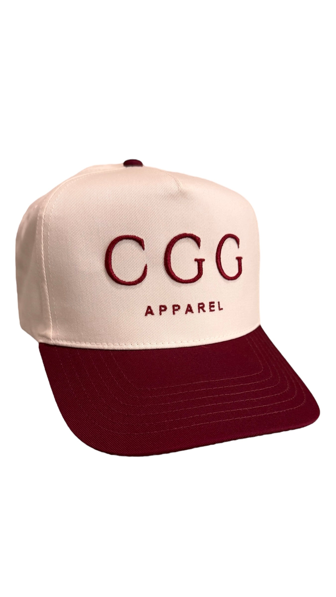 CGG Signature Hat Cabernet & Ivory