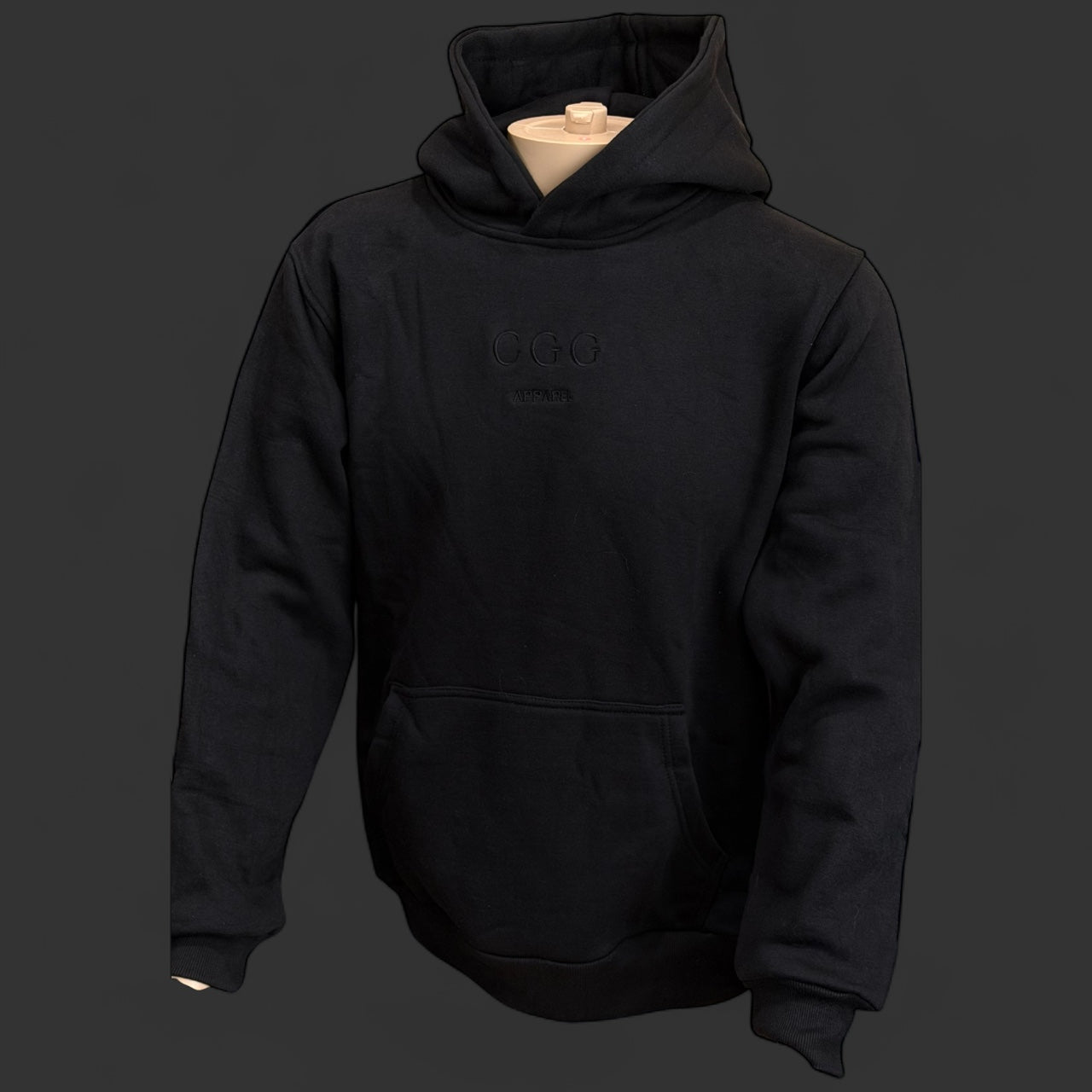Midnight Black Fleece Hoodie