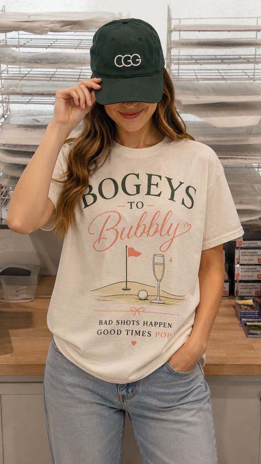 Bogeys to Bubbles Simple Graphic Tee