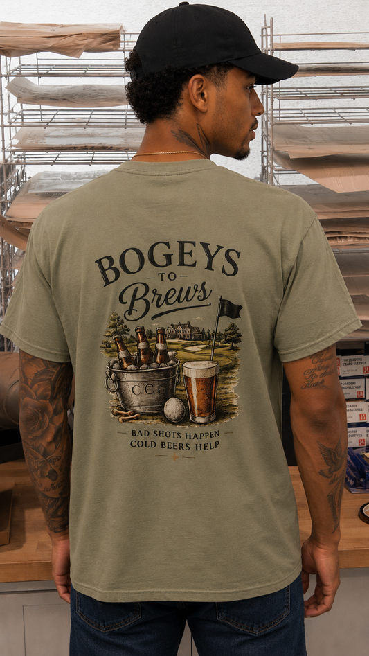 Bogeys to Brews Graphic Tee