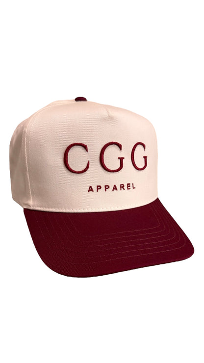 CGG Signature Hat Cabernet & Ivory