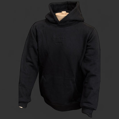 Midnight Black Fleece Hoodie